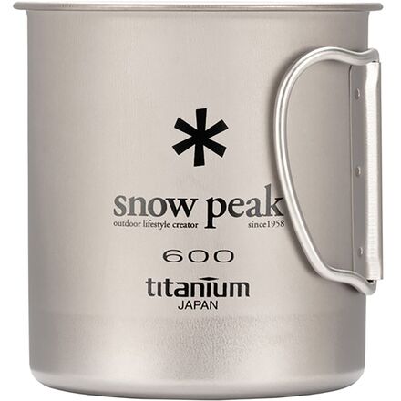 Snow Peak - Titanium Single Wall Cup 600