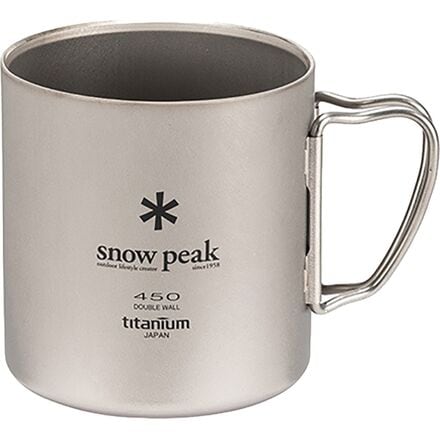 Snow Peak - Titanium Double Wall Cup 450 - One Color