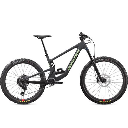 Santa Cruz Bicycles - Bronson Carbon C GX Eagle AXS Reserve Mountain Bike - Matte Black