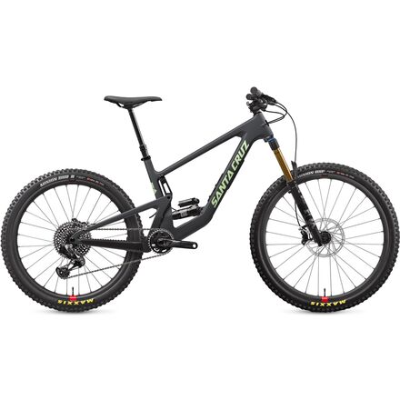 Santa Cruz Bicycles - Bronson Carbon CC X01 Eagle AXS Reserve Mountain Bike - Matte Black
