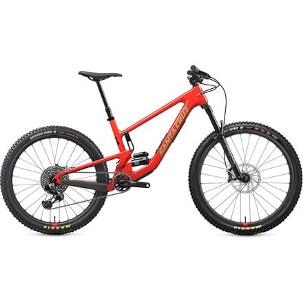 Santa Cruz Bicycles - 5010 Carbon CC X01 Eagle AXS Reserve Mountain Bike - Gloss Red