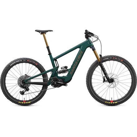 Santa Cruz Bicycles - Bullit Carbon CC MX X01 Eagle AXS Coil Reserve e-Bike - Gloss Hunter Green