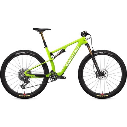 Santa Cruz Bicycles - Blur Trail CC X0 Eagle Transmission Reserve Mountain Bike - Gloss Spring Green
