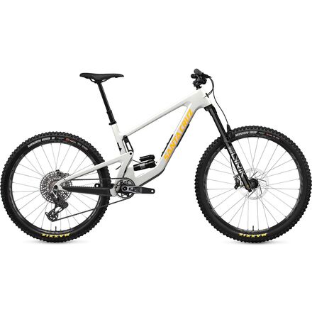 Santa Cruz Bicycles - Bronson CC X0 Eagle Transmission Mountain Bike - Gloss Chalk White