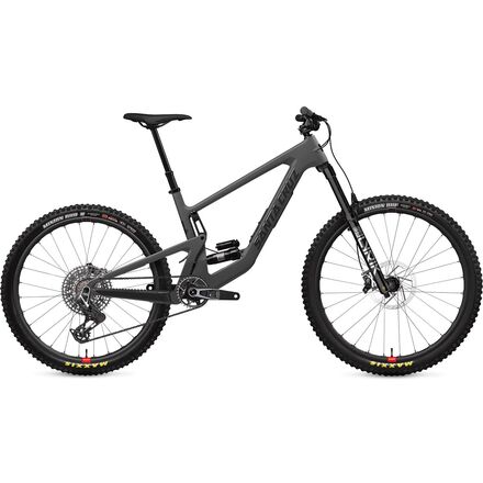 Santa Cruz Bicycles - Bronson CC X0 Eagle Transmission Reserve Mountain Bike - Matte Dark Matter