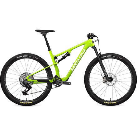 Santa Cruz Bicycles - Blur Trail C GX Eagle Transmission Mountain Bike - Gloss Spring Green
