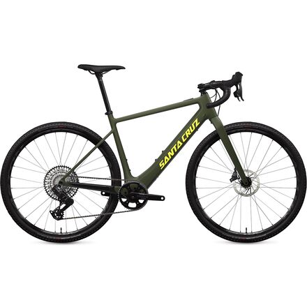 Santa Cruz Bicycles - Skitch CC GX Eagle AXS Transmission e-Bike - Olive Green