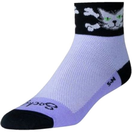 SockGuy - Bad Kitty 2in Sock - Women's - Lavender
