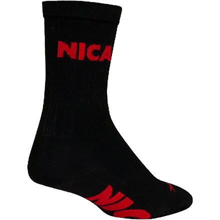 SockGuy - SGX NICA Black 6in Sock