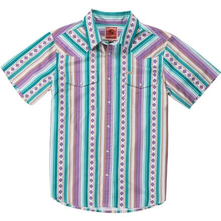 Sendero Provisions Co. - Serape Pearl Snap Short-Sleeve Shirt - Men's - Spring Sage