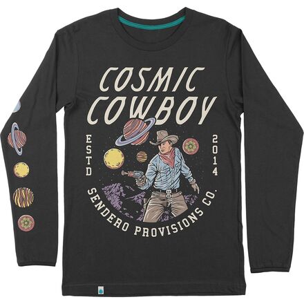 Sendero Provisions Co. - Cosmic Cowboy Long-Sleeve T-Shirt - Men's - Black