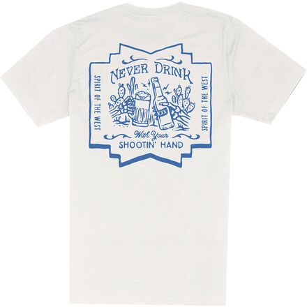 Sendero Provisions Co. - Shootin' Hand T-Shirt - Salud - Men's - Vintage White