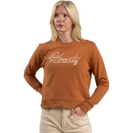 Howdy Drop Shoulder Sweatshirt - Women's