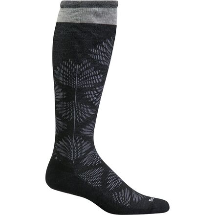 Full Floral Wide Calf Sock - Women's