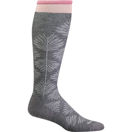Full Floral Wide Calf Sock - Women's