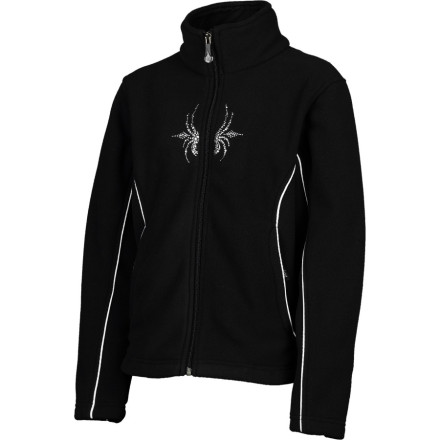 Giacca In Pile Spyder Speed Half Zip Per Donna | Morbida In Misto Tencel, Cerniera YKK, Per Stratificazione