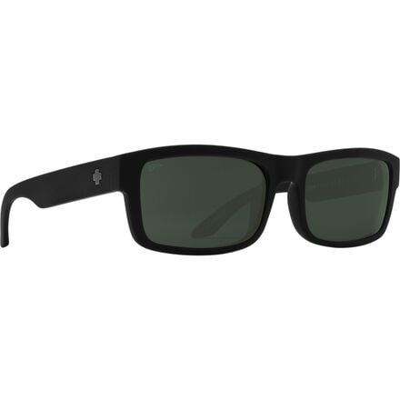 Spy - Discord Lite Polarized Sunglasses - Soft Matte Black Tort Fade Happy Gray Green