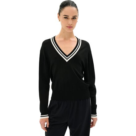 Jemma Knit V Neck Long-Sleeve Top - Women's