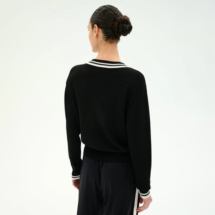 Splits59 - Jemma Knit V Neck Long-Sleeve Top - Women's