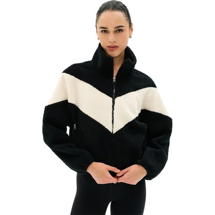 Lottie Chevron Sherpa Full Zip Jacket - Women's