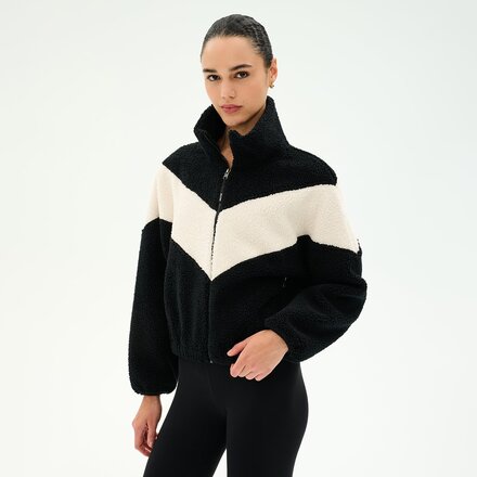 Splits59 - Lottie Chevron Sherpa Full Zip Jacket - Women's