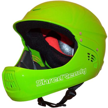 Shred Ready - Standard Full-Face Kayak Helmet - Flash Green