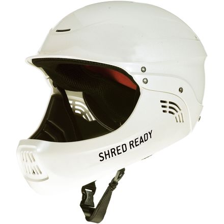 Shred Ready - Standard Full-Face Kayak Helmet - Pearl White