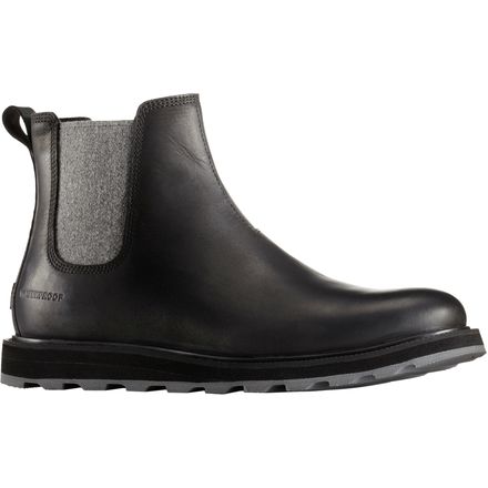 sorel madson chelsea waterproof leather boots