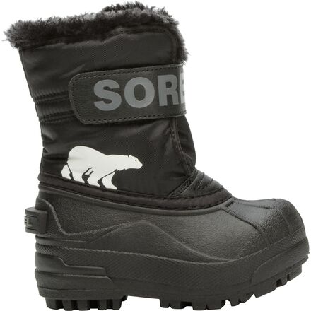 SOREL - Snow Commander Boot - Toddler Boys' - Black/Charcoal