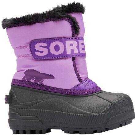 SOREL - Snow Commander Boot - Toddler Girls' - Gumdrop/Purple Violet