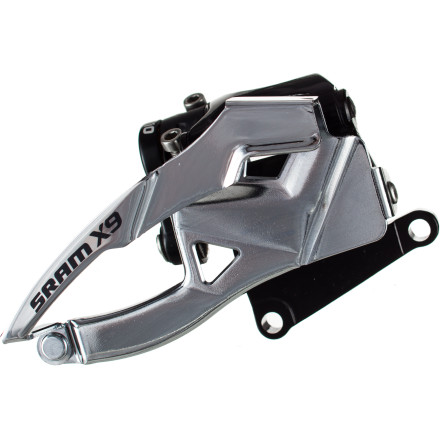 Dérailleur Avant SRAM X9 2x10 – Montage Collier, Dual-pull – VTT / Universal – Noir