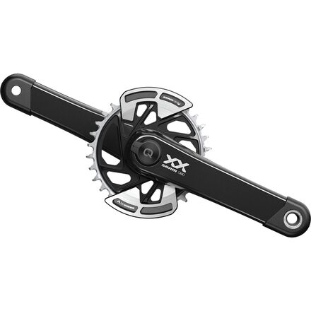 SRAM - XX Eagle AXS Transmission Powermeter Crankset - Boost - Black 2 Guards