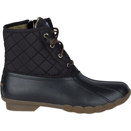 Sperry Top-Sider - Saltwater Core Boot - Women's - Black Quilted Nylon