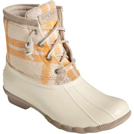 plaid sperry boots