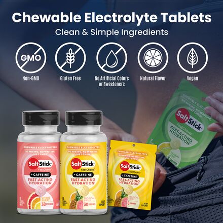 SaltStick - FastChews with Caffeine - 10 Count Packets