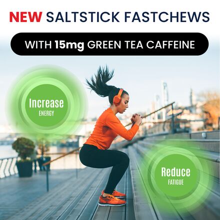 SaltStick - FastChews with Caffeine - 60 Count Bottle