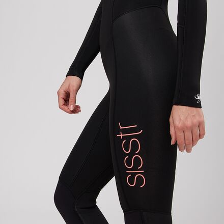 Sisstr Revolution - 7 Seas 4/3mm Chest-Zip Long-Sleeve Full Wetsuit - Women's