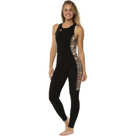 Sisstr Revolution - 7 Seas Long Jane Front-Zip Wetsuit - Women's - Black