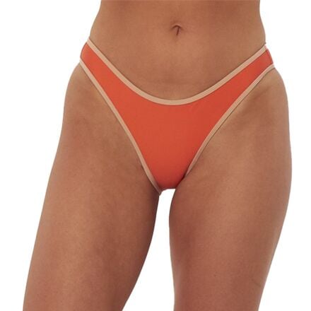 Sisstr Revolution - Solid Toris Everyday Bikini Bottom - Women's - Sunburn