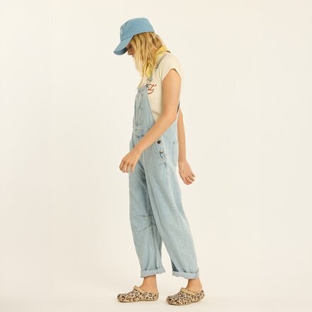 Sisstr Revolution - Billie Barrel Denim Overall - Women's