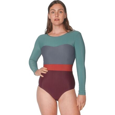 Seea Swimwear - Hermosa Long-Sleeve Surf Suit - Women's - Mulberry