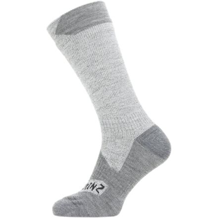 SealSkinz - Waterproof All Weather Mid Length Sock - Grey/Grey Marl