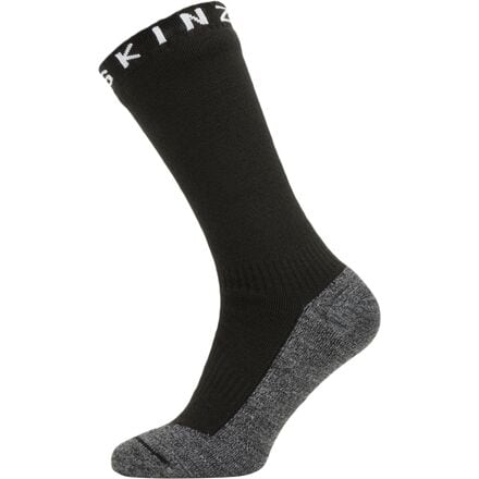 SealSkinz - Waterproof Warm Weather Soft Touch Mid Length Sock - Black/Grey Marl/White