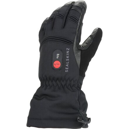 SealSkinz - Waterproof Heated Gauntlet Glove - Black