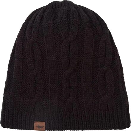 Waterproof Cold Weather Cable Knit Beanie - Women's