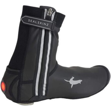 SealSkinz - All Weather LED Open Sole Cycle Overshoe - Black