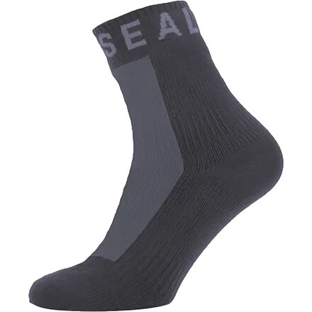 SealSkinz - Dunton Waterproof All Weather Ankle-Length Hydrostop Sock - Black/Grey