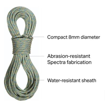 Sterling - CanyonLux Canyoneering Rope - 8.0mm