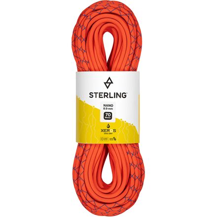 Sterling - Nano 8.9mm BiColor Xeros Rope - Orange