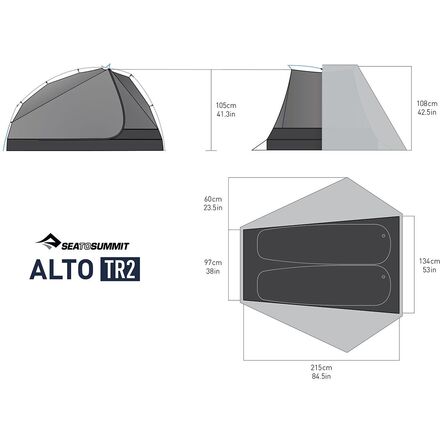Sea To Summit - ALTO TR2 Tent: 2-Person 3-Season